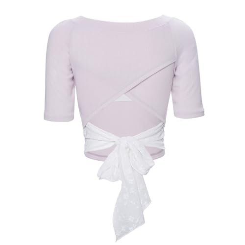 Camiseta de baile APGLSXY para práctica de escenario y ballet activo 3