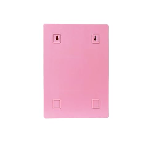 Image of PGen Small Size Mini Wall Mounted Mirror Storage Cabinet Organiser Shelf for Bathroom Kitchen Washbasin Dressing Room (Magenta)