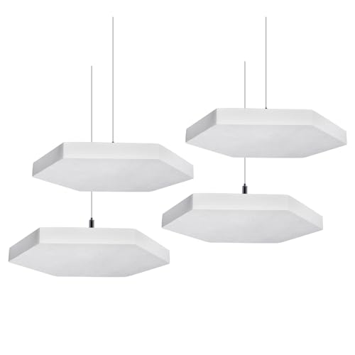 TroyStudio Acoustic Ceiling Panels - 4 Pack