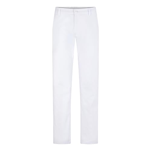 EXNER Herren-5-Pocket Hose, Superstretch, weiß, Gr. 98