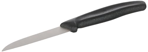 Image of Victorinox Swiss Made Swiss Classic Paring Knife, Stainless Steel, 8cm Kitchen Knife for Vegetable Cutting and Chopping, Black | Kitchen Tools & Items | 6.7403
