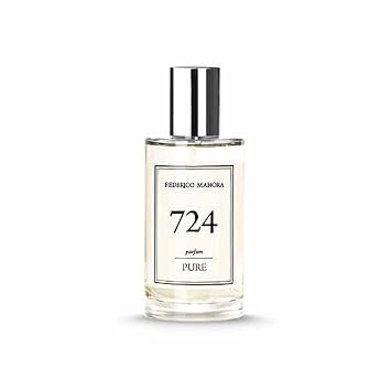 US Parfum Femme PURE 724 50 ml Floral Womens Perfume Lemon, Peony & Sandalwood Long Lasting Luxury Fragrance