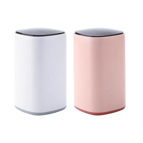 Veemoon Boîte de Rangement et Cure-Dents 2 Pièces en Distributeur Automatique pour Cantine et Hôtel Couleur
