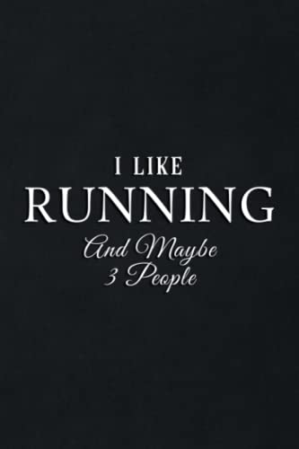 Gift Log: Retro Runner Gifts I Like Running And Maybe 3 People Funny Quote: Running, Gift Record Keeper, Gift Tracker Notebook, Gift Registry, ... for Bridal Shower, Wedding Party,To Do List