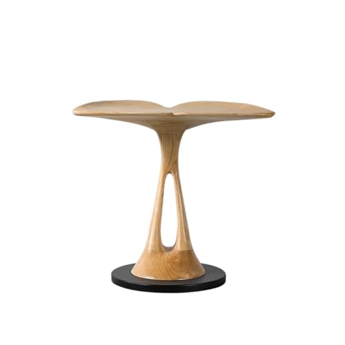 RENEESME Sofa Nordic Solid Wood Side Table Living Room End Table Sofa Next to Balcony Small Coffee Table Movable Corner Table Sofas for Living Room