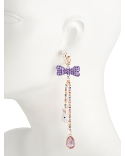 Betsey Johnson Easter Spring Mismatched Earrings