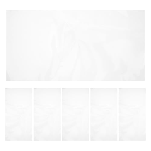 Angoily 6 piezas Cubiertas Adhesivas Transparentes de Ventilación Pet Resistentes UV para Rejillas de Aire Suelo Pared y Techo Compatibles con Sistemas Hvac Limpieza Fácil Uso