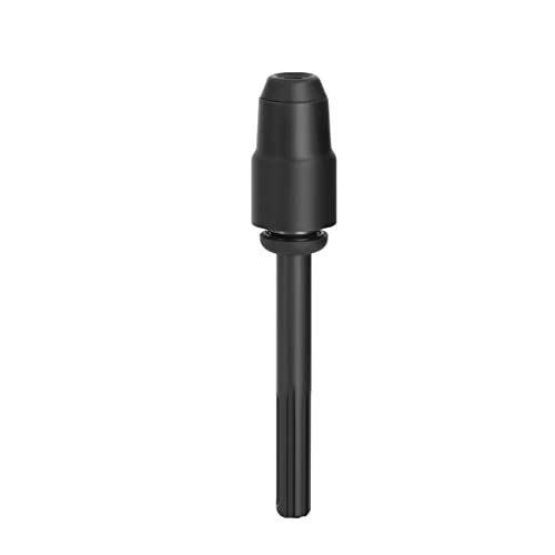 Adaptador de martillo negro a mandril, adaptador de portabrocas y taladro, vástago de herramientas rápidas, longitud de 22,5 cm
