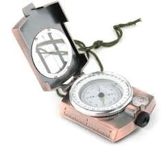 PIA INTERNATIONAL® Prismatic Copper Compass (Brown)-picture-21