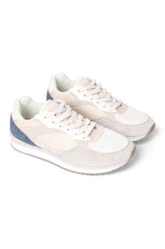 Baskets décontractées en cuir femme Animal Sutton avec semelle souple amortissante