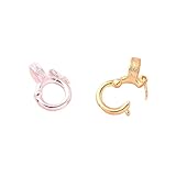 Silver CZ Hinged Pendant Bail Connector Enhancer Clasp -Silver-3 Pieces(Silver,1 Piece)