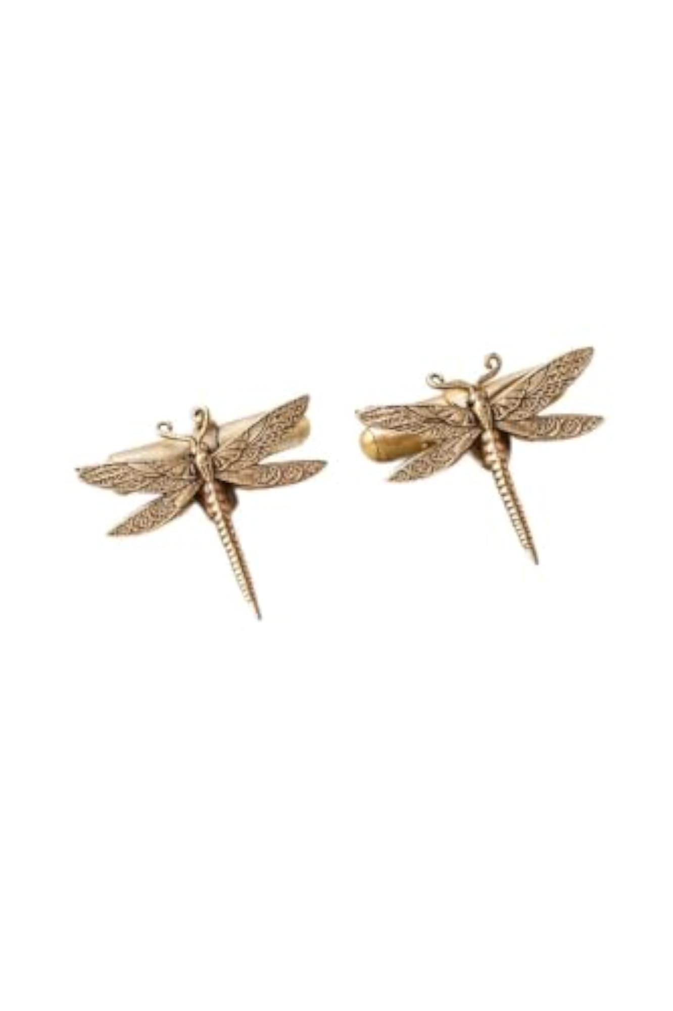 Vintage Dragonfly Cufflinks, Elegant Design