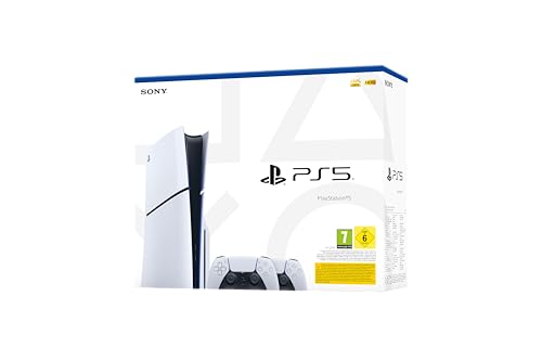 Sony Playstation 5 Slim 1,02 TB Wi-Fi - Svart/Vit