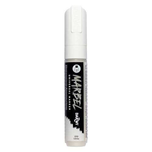 MARBEL DA0222015010C Marqueur Universel Blanc Pointe Large 15mm