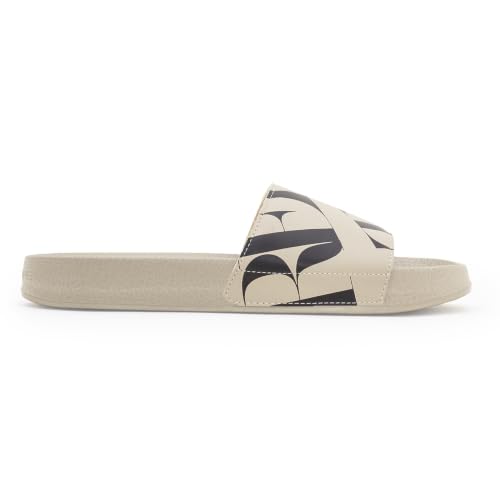 Image of Red Tape Beige Casual Pool Sliders for Men | Everyday Comfort