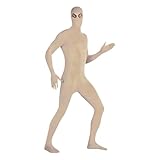Ce body intégral est transparent sur la partie du visage et respirant, vous êtes en mesure de voir hors de lui, pas de soucis de dyspne. Fermeture éclair à l'arrière pour un port facile. Le matériau est très extensible, il est très confortable et de grande qualité.