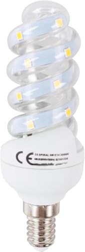 VoltShine LED a spirale E14 4,9W: Illumina il tuo spazio in modo efficiente ed elegante. Con il suo design sottile e basso consumo, è ideale per qualsiasi ambiente. Risparmio energetico senza
