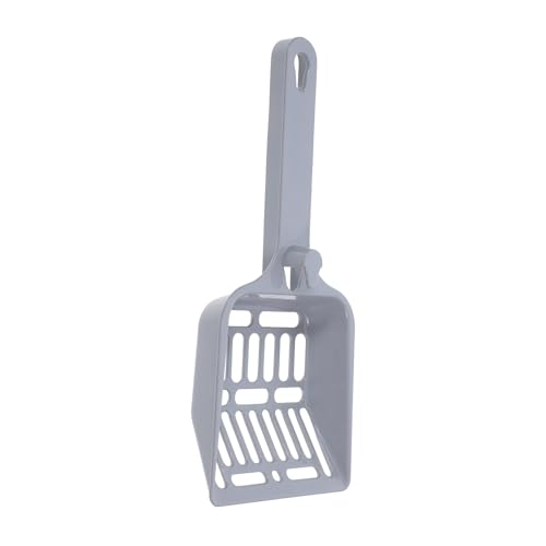 CORHAD 猫砂シャベル サンダーゴミシャベル 子猫用品のおもちゃ マスクメガネスト 携帯用ゴミシャベル ポータブルペット用トイレ砂スクープ 再利用可能なごみスクーパー pp Grey