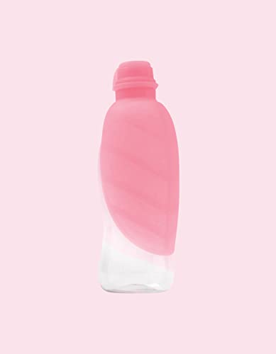 United Pets Leaf - Portable Dog Water Bottle, Made of Soft Silicone, Pink - Image 3