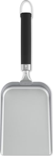 Weber Grillschaufel/Edelstahl-Zubehör mit erhöhten Kanten, breiter Oberfläche zum Anheben kleinerer Lebensmittel und ergonomischem rutschfesten Griff, Spülmaschinenfest, 14,5 x 42 x 16 cm