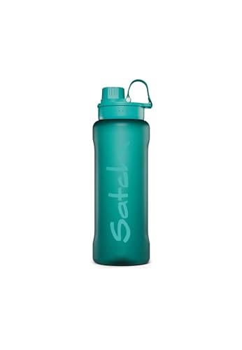 Satch XL Trinkflasche auslaufsicher, spülmaschinengeeignet, widerstandsfähig, 1000ml Petrol - Türkis