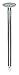 Roofing Nail,Flat,1 1/2 In L,Pk187 Set pf 2