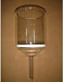 GOWE 10000 ml, 10L, Lab embudo Buchner con tubo de caída, 3 # filtro grueso, Groud Conjunta, cristalería de laboratorio, embudo de laboratorio, embudo de filtro