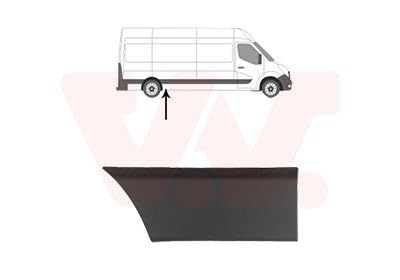 VAN WEZEL Modanatura decorativa protettiva Fiancata 3799426