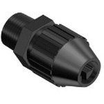 2673, Cable Accessories Fitting Nylon Black (5 Items)