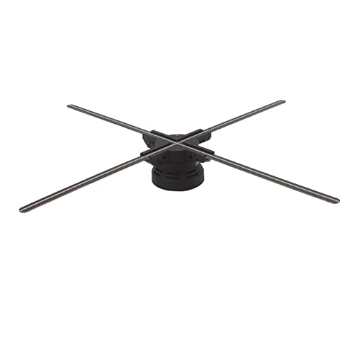 Ventilador LED Holográfico, 720 Esferas Tela Grande de 60 Cm 100‑240 V Resposta Rápida 3D Holograma
