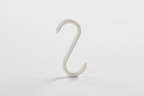 Crown National Nylon Biltong Hooks - Pack of 25 White Plastic Hooks for Biltong, Beef Jerky & Maker