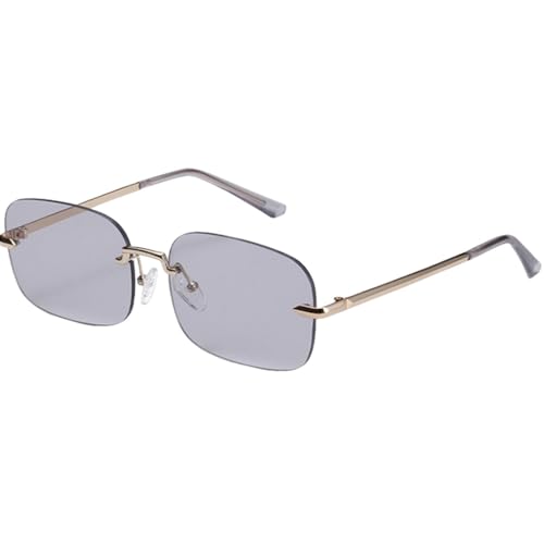 Lunettes de soleil en métal doré MUTYNE, la sophistication rétro d'une monture carrée