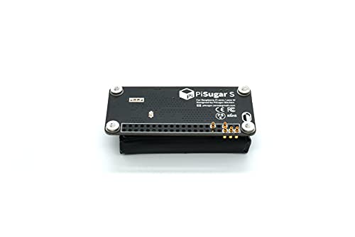 PiSugar S Portable 1200 mAh UPS Lithium Battery Pwnagotchi Power Module for Raspberry Pi-Zero W/WH Model Accessories handhold(Not Include Raspberry Pi)