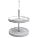 Rev-A-Shelf - 6012-20-11-52 - 20 in. White Polymer Dependent 2-Shelf Full Circle Lazy Susan Set
