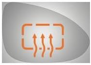 Convex Passenger Heated Side Mirror Replacement Glass for 2012-2016 CHEVROLET SONIC