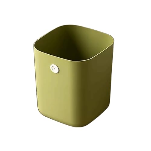 Caneca de basura cuadrada verde 13L para uso en hogar miniatura 1