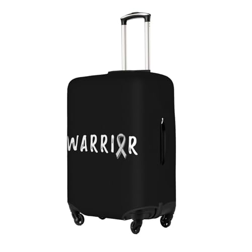 Travel Luggage Cover Warrior Lung Cancer Awareness Fashion Washable Baggage Suitcase Protector Fit For Luggage X-Large2