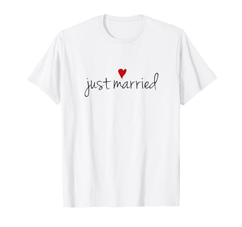 Just Married - au Nouveau Couple de Mariage T-Shirt