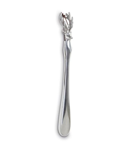your castle Aluminium Schuhlöffel im Hirsch-Design – Eleganz & Funktionalität vereint, 53,0 x 6,0 x 9,0cm