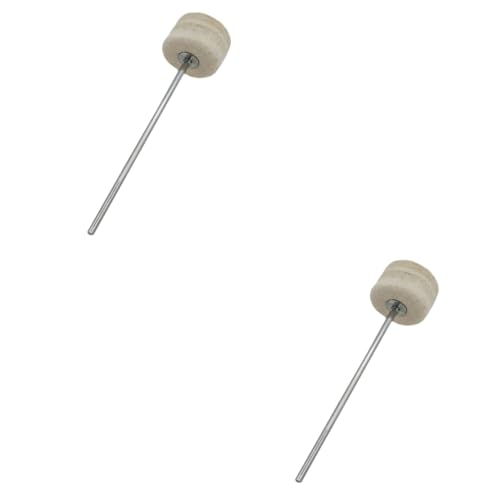 2 piezas de martillo de fieltro para pedal de batería miniatura 1