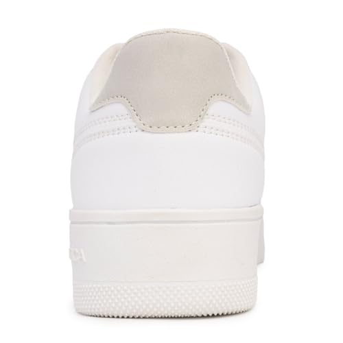 Image of Nautica Platform Sneakers for Womens Fashion Trendy Shoes White Casual Sneaker Thick Sole Everyday Walking Shoes
