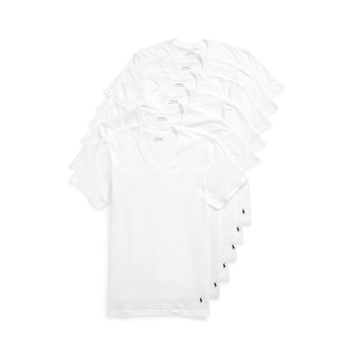 Polo Ralph Lauren Classic Fit V-Necks t-shirt col en V coupe classique homme noir