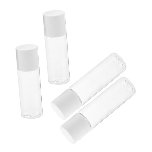 Healifty 4 pièces Lot de Flacons Vides de Voyage et Bouteilles Réutilisables pour Shampooing Après-shampooing et Lotion Contenants Pratiques pour Produits de Toilette Portables