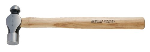 Johnson Level & Tool Fuller Tool 611-4016 16-Ounce PRO Ball Peen Hammer with Hickory Shaft