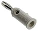 Pomona Banana Plug, 15A, Screw, White - 1325-9 10PK