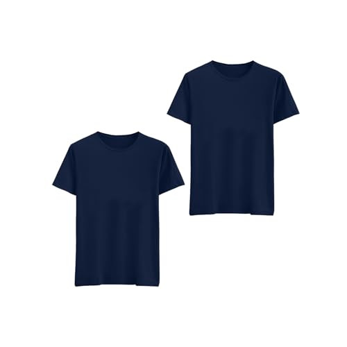 T-shirt doux pour garçon et fille lot de 2 hauts confortables 13 ans