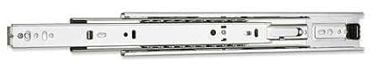 Drawer Slide, Lever, 9-53/64 in. L, PK2