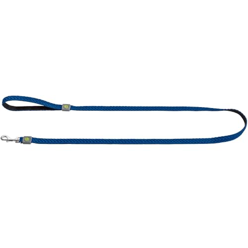 HUNTER Hundeführleine Hilo, Farbe: blau, mit Handschlaufe, leichtes 3D-Mesh-Material, schnelltrocknend, witterungsbeständig, pflegeleicht, ideal für City & Training, Größe: 15/140 cm