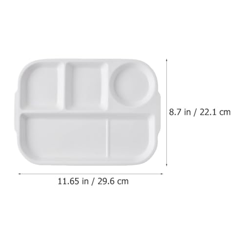 Assiette en céramique blanche réutilisable pour préserver le goût des aliments - 3