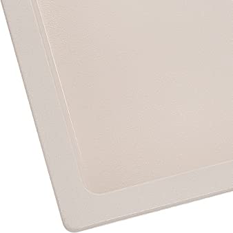 SHISHA Quartz Kitchen Sink, 18 x 16 Big Bowl, Cream